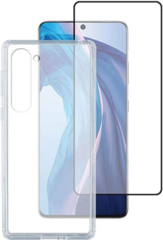 4smarts 360° Starter Set X-Pro Cover UltraSonix Clear für Samsung Galaxy S23+ (Galaxy S23+) Smartphone Hülle Transparent