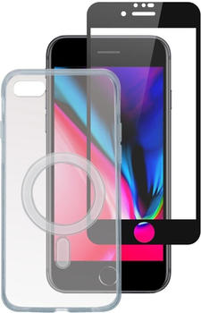 4smarts 360° Starter Set X-Pro UltiMag iPhone 7/8/SE (2020/2022) (iPhone 7 iPhone 8 iPhone SE (2020) iPhone SE (2022)) Smartphone Hülle Transparent