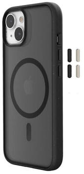 Woodcessories Clear Case MagSafe - Durchsichtige iPhone Handyhülle mit Magnet - nachhaltig aus Pflanzen IPHONE 13/14 Schwarz/Matt