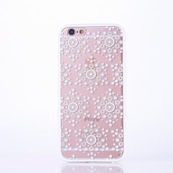 König Design Apple iPhone 6 / 6s Handy Hülle Mandala Case Schutzhülle Motiv Flocken Weiß Neu