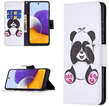 Wigento Für Motorola Moto E40 / E20 Kunstleder Handy Tasche Book Motiv 2 Schutz Hülle Case Cover Etui Neu