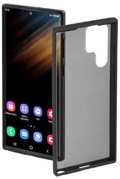 Hama Invisible Backcover für Samsung Galaxy S22 Ultra Schwarz