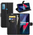 Wigento Für Samsung Galaxy A04 Handy Tasche Wallet Premium Schutz Schwarz