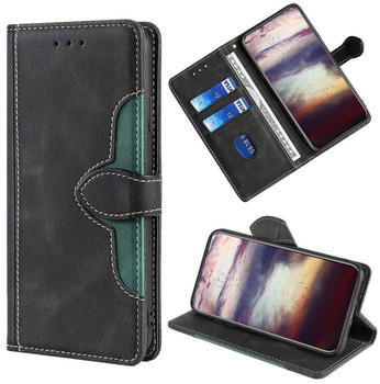 Wigento Für Samsung Galaxy S20 FE Fan Edition G780F G781B Design Handy Tasche Wallet Premium Schwarz Schutz Hülle Case Cover Etuis Neu Zubehör