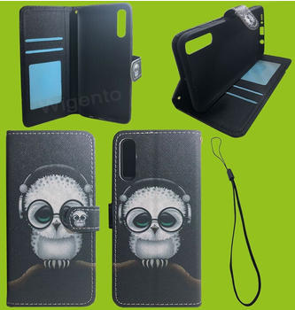 Wigento Für Samsung Galaxy S20 FE G780F G781B Kunst-Leder Handy Tasche Book Motiv 58 Schutz Hülle Case Cover Etui Neu