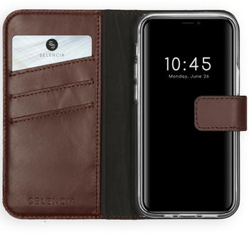 Selencia SH00007734 Bookstyle Case Apple iPhone 12 mini braun
