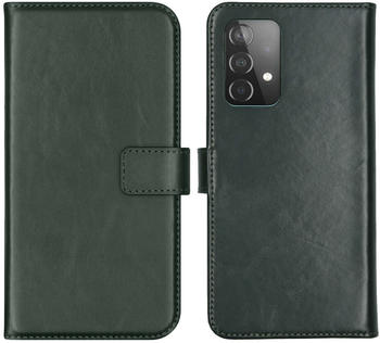 Selencia SH00010147 Bookstyle Case für Samsung Galaxy A52 5G, für Samsung Galaxy A52s grün