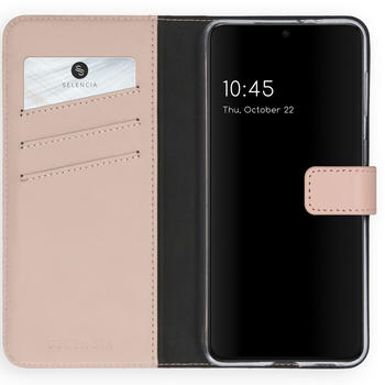 Selencia SH00009794 Bookstyle Case für Samsung Galaxy S21 rosa