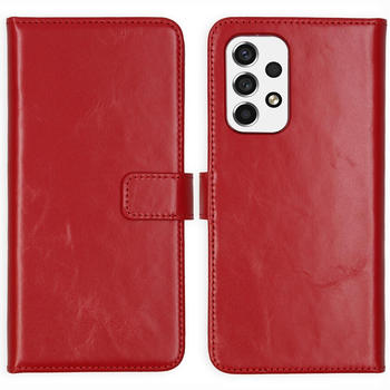 Selencia SH00047554 Bookstyle Case für Samsung Galaxy A53 rot