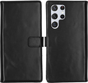 Selencia SH00047233 Bookstyle Case für Samsung Galaxy S22 Ultra schwarz