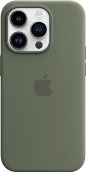 Apple Silikon Case mit MagSafe (iPhone 14 Pro) Oliv