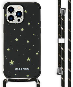 SH00050659 Apple iPhone 14 Pro Max Hülle - Silikon - iMoshion Soft Case/Hülle mit Band/Backcover - Handyhülle Gold