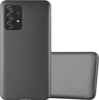 Cadorabo TPU Matt Metallic Hülle (Galaxy A52 5G Galaxy A52 Galaxy A52s) Grau