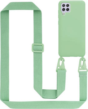 Cadorabo TPU Cover Handy Kette Liquid (Galaxy A22 Galaxy M22 Galaxy M32) Grün