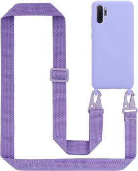 Cadorabo TPU Cover Handy Kette Liquid (Galaxy Note 10+) Violett