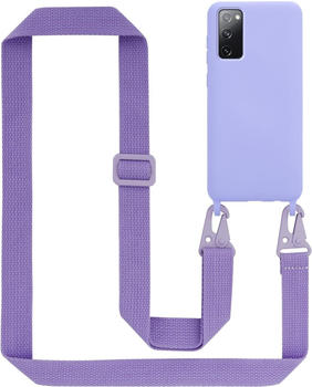 Cadorabo TPU Cover Handy Kette Liquid (Galaxy S20 FE) Violett