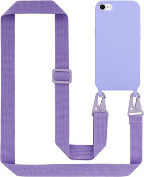 Cadorabo TPU Cover Handy Kette Liquid (iPhone 7 iPhone 7s iPhone 8 iPhone SE (2020)) Violett