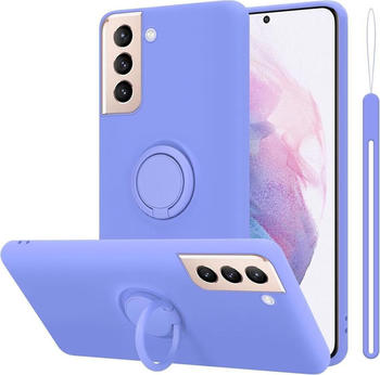 Cadorabo TPU Liquid Ring Silicone Case Hülle (Galaxy S21+) Violett