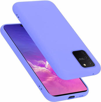 Cadorabo TPU Liquid Silicone Case Cover (Galaxy S10 Lite Galaxy A91 Galaxy M80s) Violett