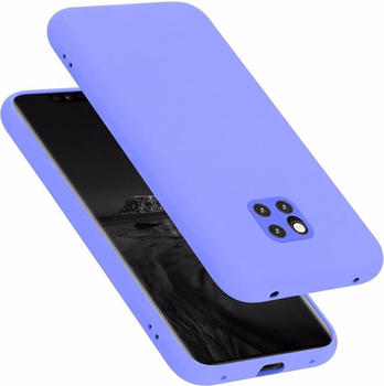 Cadorabo TPU Liquid Silicone Case Cover (Huawei Mate 20 Pro) Violett