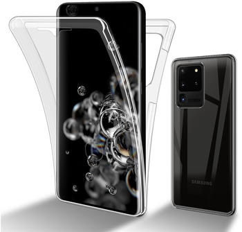 Cadorabo TPU 360 Grad Case Cover (Galaxy S20 Ultra) Transparent