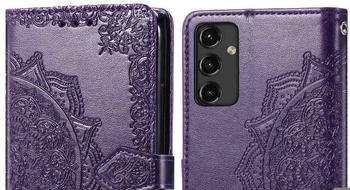 iMoshion SH00057054 für Samsung Galaxy A14 (5G) Hülle - Kunstleder - iMoshion Klapphülle - Handyhülle Lila