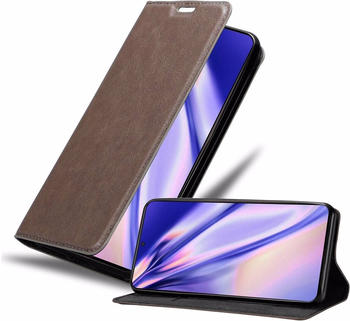 Cadorabo Book Invisible Magnet Cover (Galaxy S21+) Braun