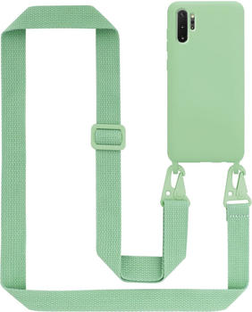 Cadorabo TPU Cover Handy Kette Liquid (Galaxy Note 10+) Grün