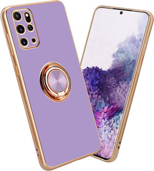 Cadorabo Hülle für Samsung Galaxy S20 PLUS im TPU mit Kameraschutz und Ring LM089 Style (Galaxy S20+) Violett