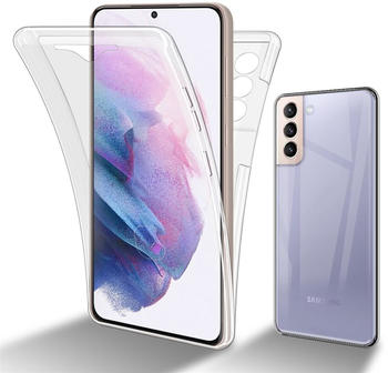 Cadorabo TPU 360 Grad Case Cover (Galaxy S21+) Transparent