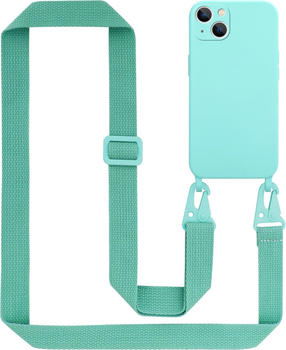 Cadorabo Handykette für Apple iPhone 14 PLUS im TPU Handy Kette Liquid Style (iPhone 14 Plus) Türkis