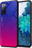 Cadorabo TPU 2 Farben Glas Cover (Galaxy S20 FE) Rot Violett