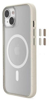 Woodcessories Clear Case MagSafe - Durchsichtige iPhone Handyhülle mit Magnet - nachhaltig aus Pflanzen IPHONE 14 PLUS Offwhite/Klar