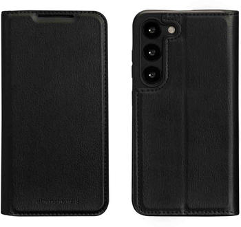 19twenty8 für Samsung Galaxy S23 Hülle - Kunstleder Klapphülle - Handyhülle Schwarz