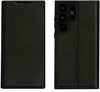 19twenty8 für Samsung Galaxy S23 Ultra Hülle - Kunstleder Klapphülle - Handyhülle Schwarz