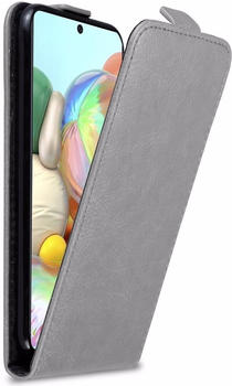 Cadorabo Flip wie Invis Cover (Galaxy A71), Smartphone Hülle, Grau