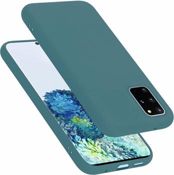 Cadorabo Liquid Case (Galaxy S20+), Smartphone Hülle, Grün
