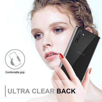 Cadorabo TPU 360 Grad Case Cover (Galaxy Note 10), Smartphone Hülle, Transparent