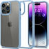 Spigen Schutzhülle Ultra Hybrid für iPhone 14 Pro, Transparent/Blau