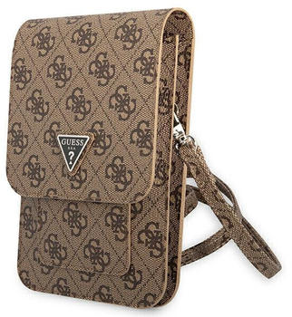 Guess 4G Triangle Universaltasche / Schuber 100 x 160 mm braun