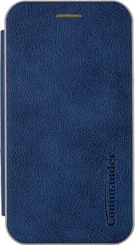 Peter Jäckel COMMANDER CURVE Book Case DELUXE für Apple iPhone 14 Plus Elegant Royal Blue (20346)