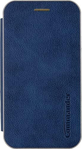 Peter Jäckel COMMANDER CURVE Book Case DELUXE für Apple iPhone 14 Pro Elegant Royal Blue (20326)
