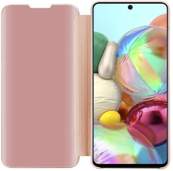 Cadorabo Book Smart View Spiegel Cover (Galaxy A71) Rosa