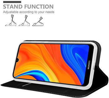 Cadorabo Book Classy Style Cover (Huawei Y6s) Schwarz