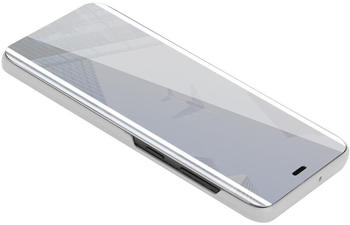 Cadorabo Book Smart View Spiegel Cover (Galaxy A51 Galaxy M40s) Silber