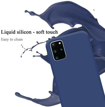 Cadorabo Schutzhülle für Samsung Galaxy S20 PLUS Hülle in Blau Handyhülle Case Cover TPU Etui