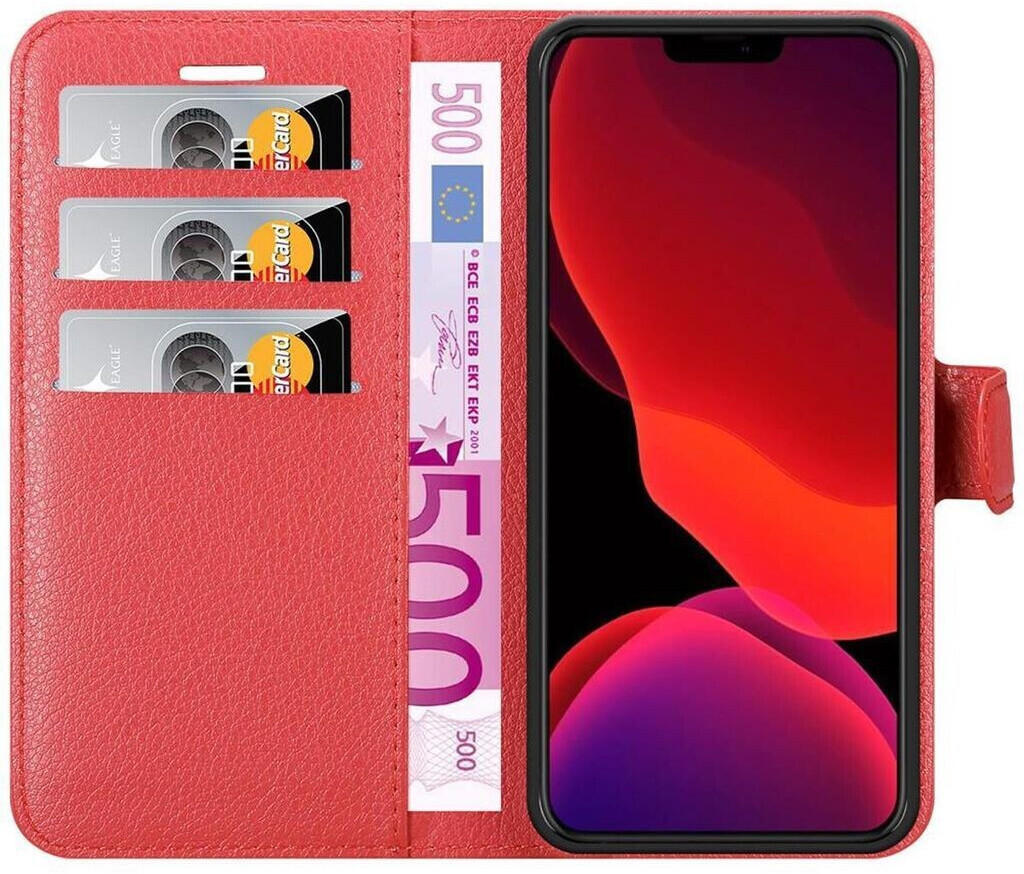 Cadorabo Hülle für Apple iPhone 12 MINI Schutz Hülle in Rot Handyhülle Etui  Case Cover Magnetverschluss Test Black Friday Deals TOP Angebote ab 10,99 €  (November 2023)