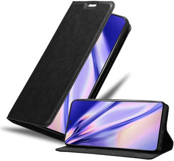 Cadorabo Hülle für Samsung Galaxy NOTE 20 Schutz Hülle in Schwarz Handyhülle Etui Case Cover Magnetverschluss
