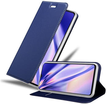 Cadorabo Classy Book Hülle für Realme X2 PRO / Oppo Reno Ace (Oppo Find X2 Pro Oppo Reno Ace) Blau