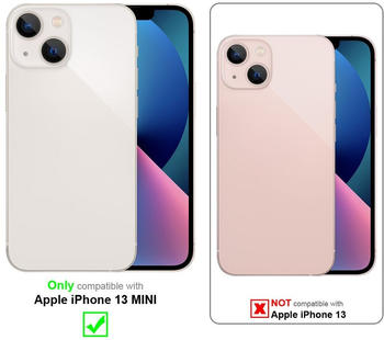 Cadorabo Schutzhülle für Apple iPhone 13 MINI Hülle in Grün Handykette Etui längenverstellbar Kordel Band